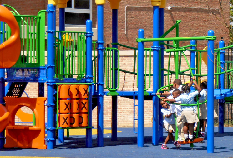 View of play equipment