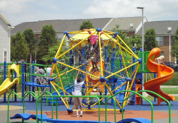View of play equipment